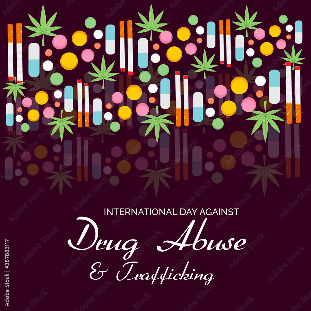 Canvas Prints international day against drug abuse