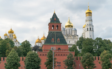Obraz premium towers of the Russian Kremlin, panoramic view