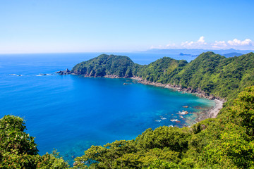 横浪黒潮ライン,海,海岸,青,風景,自然,絶景,岩,太平洋,土佐湾,黒潮,観光,観光地,高知,高知県,四国,日本,アジア, © Hick