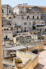 Fototapeta na wymiar historyczne miasto Matera, Włochy