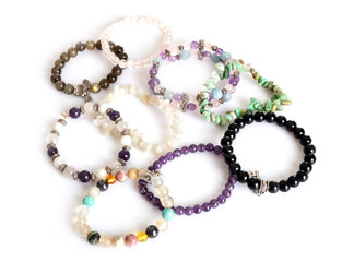 bracelets in studio