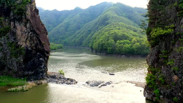 Jukdo Island Through the broken mountains