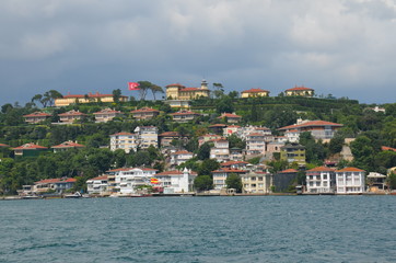Fototapeta na wymiar view of town in Istanbul