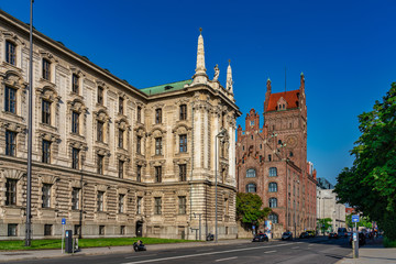 Fototapeta na wymiar Higher Regional Court and Bavarian Constitutional Court, Munich, Germany