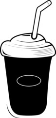 vector illustration of cup coffee