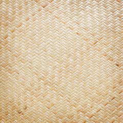 Traditional bamboo weaving texture background in Thailand