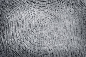 Fototapeta premium gray cement wall stroke circle texture background