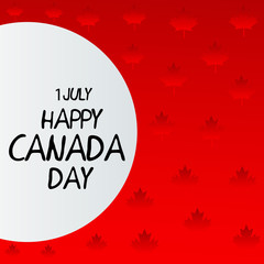 Obraz na płótnie Canvas Canada Independence Day