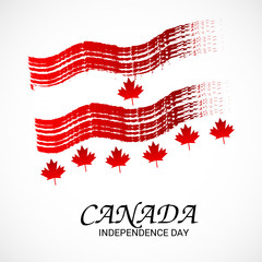 Obraz na płótnie Canvas Canada Independence Day