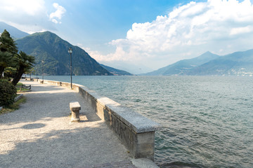 Beautiful italian landscape on Lake Como