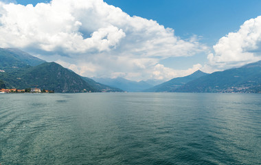 Beautiful view of Lake Como Italy