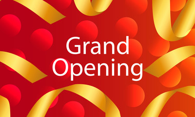 Grand Opening Banner Background