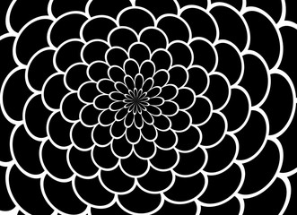 abstract seamless pattern on black background