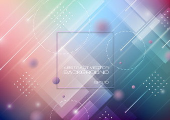 Abstract geometric shapes colors background