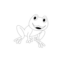frog symbols logo and template