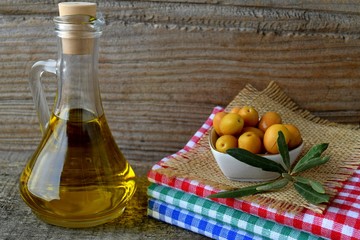 olive oil and vinegar