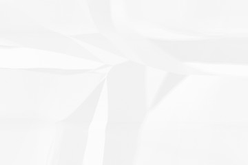 crumpled white paper background close up