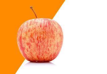 Gala apples isolate on white background