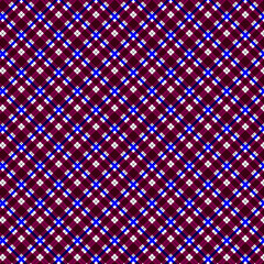 Purple seamless tartan diagonal design pattern