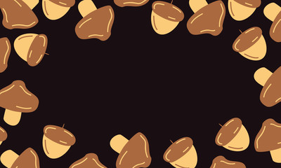 acorns Pattern Background