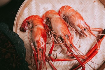 Thai kitchen cooking season.
