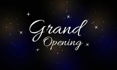 Fototapeta premium Grand Opening Banner Background