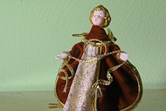 Rauschgoldengel aus Wachs