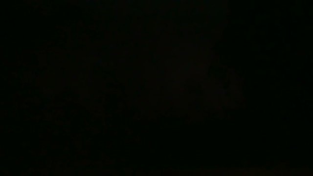 Flash of Lightning on the Sky / The night sky filled with glittering flash of lightning