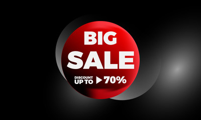 A big sale offer abstract background