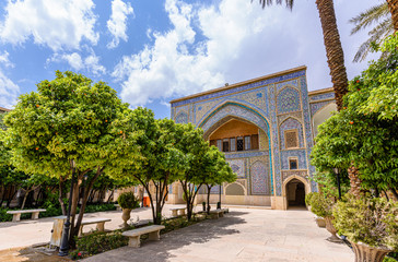 Fototapeta na wymiar Khan islamic school, Shiraz, Iran