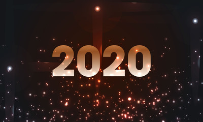 2020 New year theme Background