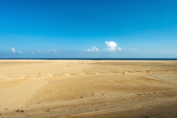 The Sahara desert along the coast of the Red Sea, near Marsa Alam, Egypt, Africa