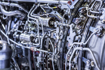 Fototapeta premium airplane engine