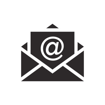 message, mail icon vector template