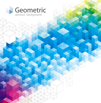 Geometric pattern abstract modern background design.