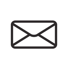 message, mail icon vector template