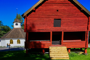Logdo Bruk, Sweden Classic northern Sweden style houses in this iron foundry village from the 1650s