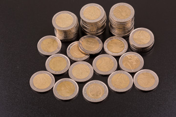 euro coins