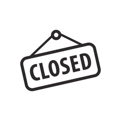 closed icon vector design illustration