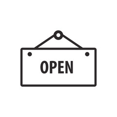 open icon vector design illustration