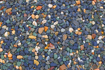 カラフルな小石