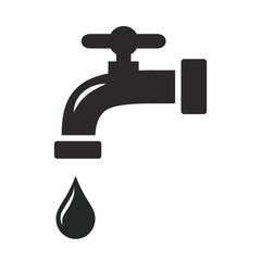 tap water icon vector design illustration