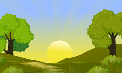 Nature Landscape Background