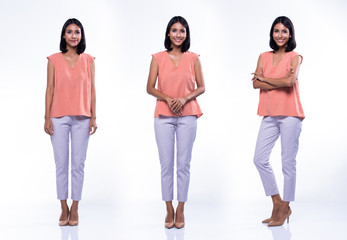 Indian Arab Business Woman Stand in housewife © Jade