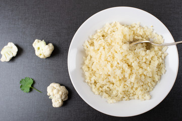 Cooked Cauliflower Rice