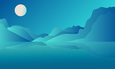 Winter Landscape background