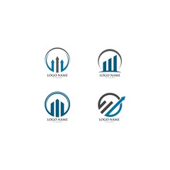 Business Finance professional logo template vector icon