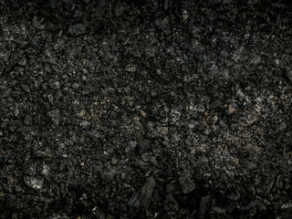 Fototapeta na wymiar texture black charcoal closeup
