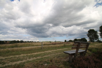 Die Ruhe vor dem Sturm, Unwetter in der Heide