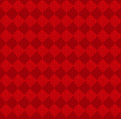 Winter Christmas x-mas knit seamless background Knitted pattern. Flat design.